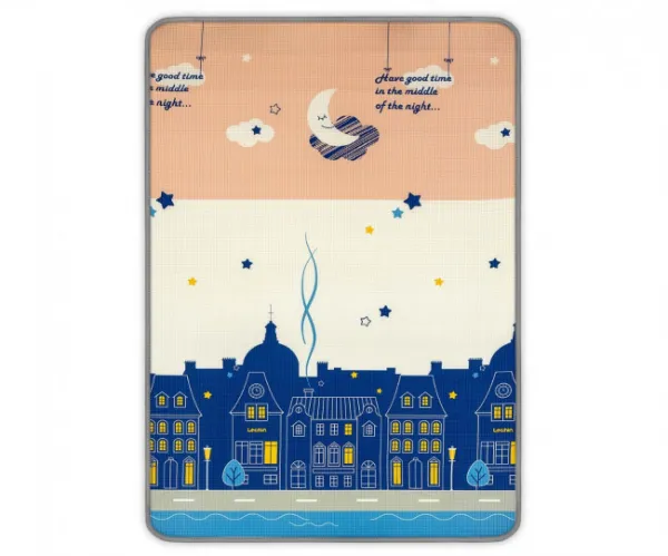 Rolovacia podložka pre deti Kinder 120x178 cm - les a mesto