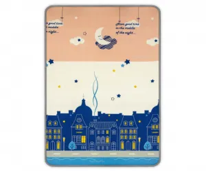 Rolovacia podložka pre deti Kinder 120x178 cm - les a mesto