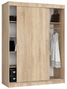 Ak furniture Šatní skříň CLP Mono 150 cm dub sonoma
