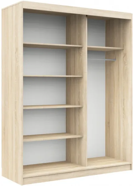Ak furniture Šatní skříň CLP Mono 150 cm dub sonoma