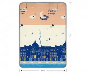Rolovacia podložka pre deti Kinder 120x178 cm - les a mesto