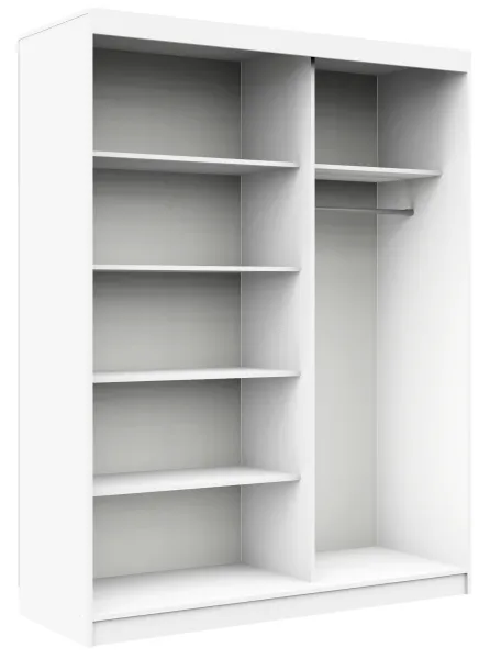 Ak furniture Šatní skříň CLP Mono 150 cm bílá