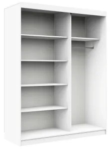 Ak furniture Šatní skříň CLP Mono 150 cm bílá
