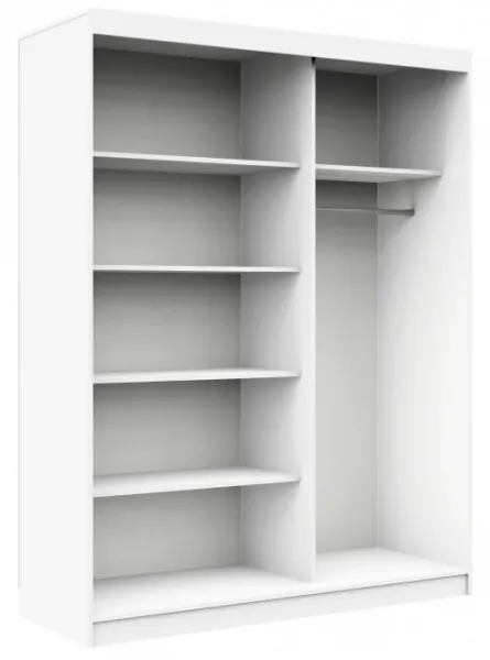 Ak furniture Šatní skříň CLP Mono 150 cm bílá
