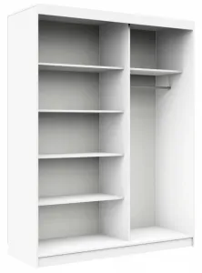 Ak furniture Šatní skříň CLP Mono 150 cm bílá