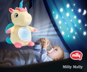 Plyšová hračka s projektorom Milly jednorožec