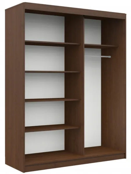 Ak furniture Šatní skříň CLP Mono 150 cm wenge