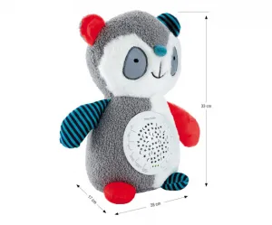 Plyšový zaspávačik panda s projektorom Milly Mally