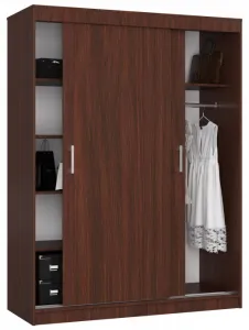 Ak furniture Šatní skříň CLP Mono 150 cm wenge