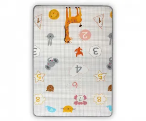 Rolovacia podložka pre deti Kinder 120x178 cm - čísla a sloník