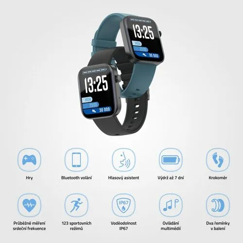 Lamax BCool 2 Plus čierne smart hodinky pre deti