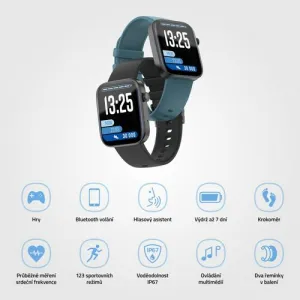 Lamax BCool 2 Plus čierne smart hodinky pre deti