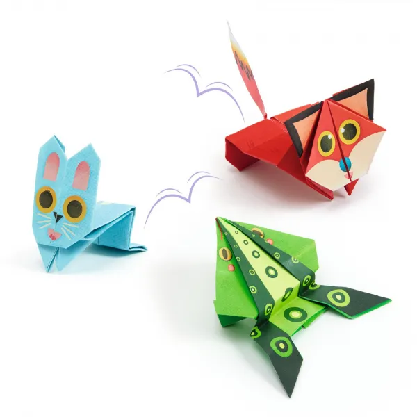 Origami skladačka - skákajúce zvieratká