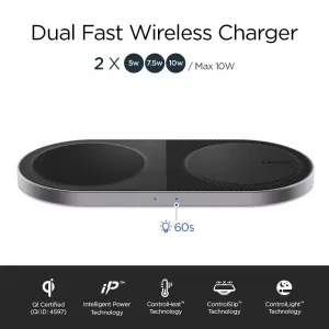 Spigen F310W Duo Wireless Charger