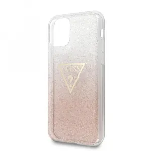 Guess Solid Glitter Case iPhone 11 Pro Max - Rose Gold
