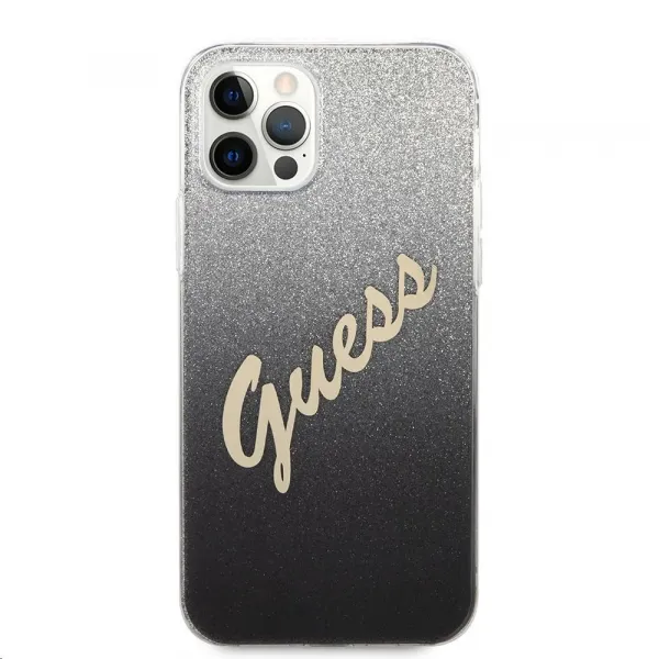 Guess Vintage Gradient Case iPhone 12 Pro Max - Black