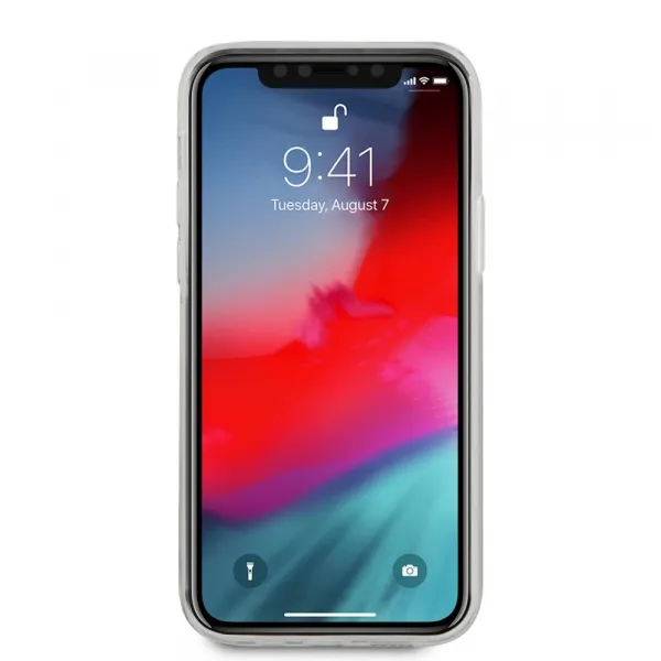 Guess 3D Raised Case iPhone 12 Pro Max - Silver