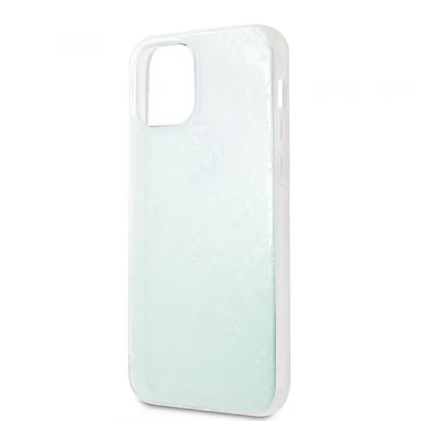 Guess 3D Raised Case iPhone 12 Pro Max - Silver