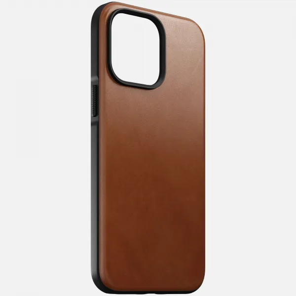 Nomad MagSafe Horween Leather Case iPhone 14 Plus - English Tan