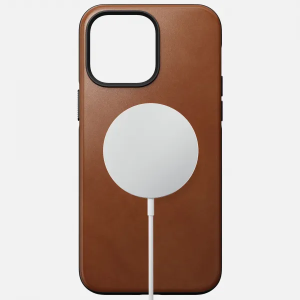 Nomad MagSafe Horween Leather Case iPhone 14 Plus - English Tan