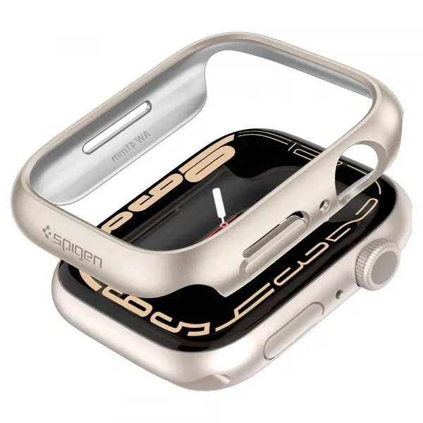 Spigen Thin Fit Case for Apple Watch Series 8/7 (41mm) - Starlight