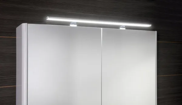 SAPHO - LUCIE galérka s LED osvetlením, 106x70x17cm, biela LU105-0030