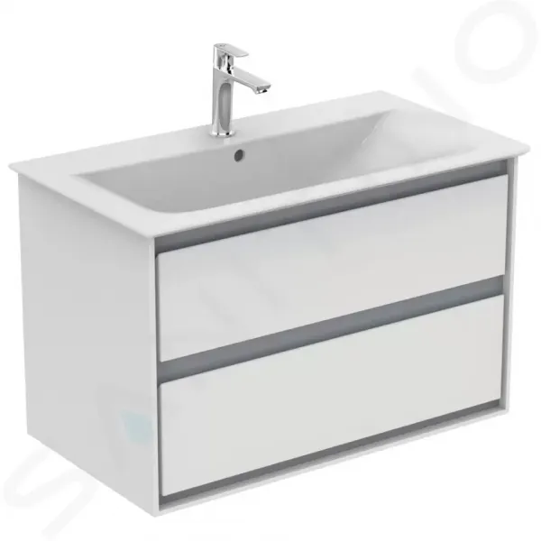 Ideal Standard Connect Air - Nábytkové umývadlo 840x460 mm, s prepadom, biela E027901