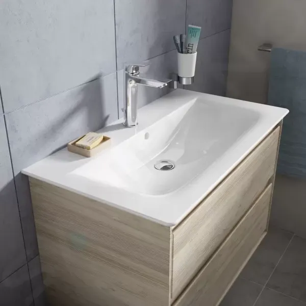 Ideal Standard Connect Air - Nábytkové umývadlo 840x460 mm, s prepadom, biela E027901