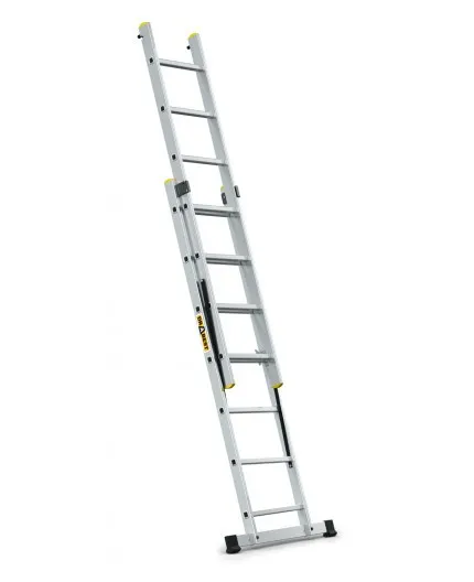 Multifunkčnýhliníkovýrebríksnosnosťou150kg,2x7schodov