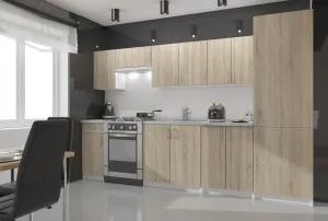 Ak furniture Kuchynská skrinka S 40cm Artus biela/sonoma
