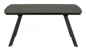 Actona Jedálenský keramický rozkladací stôl Blackburn 160/240 cm čierny