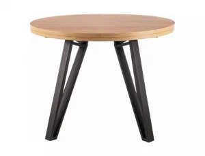 Signal Rozkládací jídelní stůl Galaxy 100/168 cm dub artisan/černý