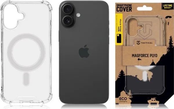 Tactical MagForce Plyo Kryt pro Apple iPhone 16 Plus Transparent