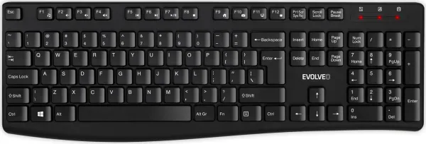 EVOLVEO K1050, tichý set bezdr. klávesnice a