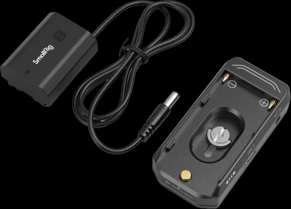 Súprava montážnej dosky adaptéra na batériu NP-F SmallRig 4341 s napájacím káblom...