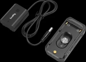 Súprava montážnej dosky adaptéra na batériu NP-F SmallRig 4341 s napájacím káblom...