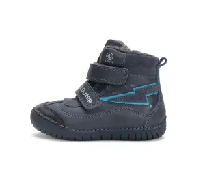 D.D.Step Chlapčenské zimné topánky Blue+LED Veľkosť nohy: 25