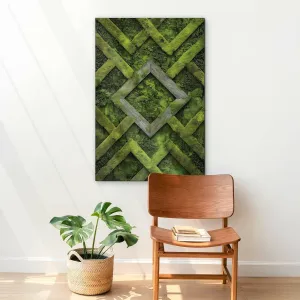 Nástenná dekorácia - Geometrické machy