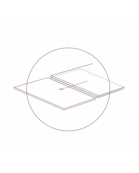 Signal Rozkládací jídelní stůl Infinity 160/240 cm černý mat
