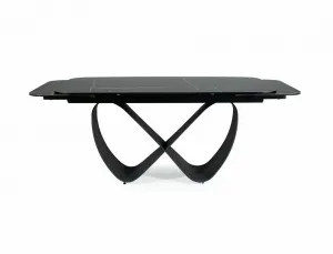 Signal Rozkládací jídelní stůl Infinity 160/240 cm černý mat