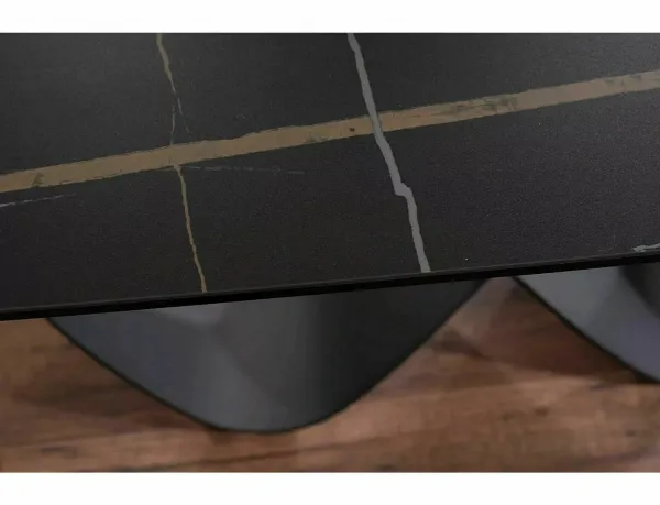 Signal Rozkládací jídelní stůl Infinity 160/240 cm černý mat