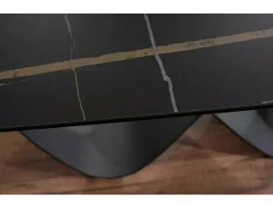 Signal Rozkládací jídelní stůl Infinity 160/240 cm černý mat
