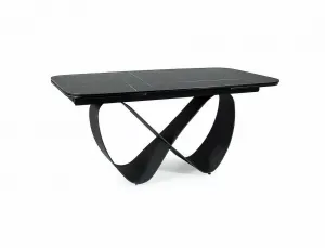 Signal Rozkládací jídelní stůl Infinity 160/240 cm černý mat