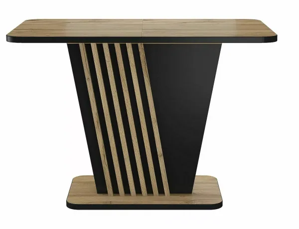 Signal Rozkládací jídelní stůl Nevio 125/170 cm dub artisan/černý