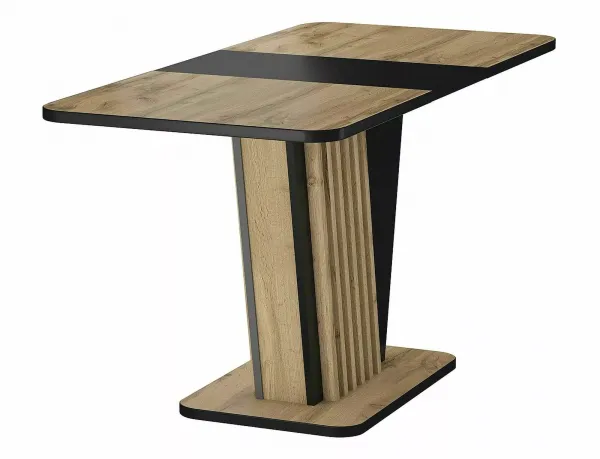 Signal Rozkládací jídelní stůl Nevio 125/170 cm dub artisan/černý