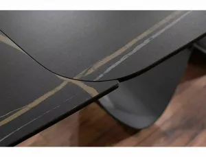 Signal Rozkládací jídelní stůl Infinity 160/240 cm černý mat