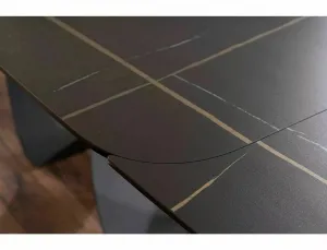 Signal Rozkládací jídelní stůl Infinity 160/240 cm černý mat