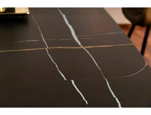 Signal Rozkládací jídelní stůl Infinity 160/240 cm černý mat