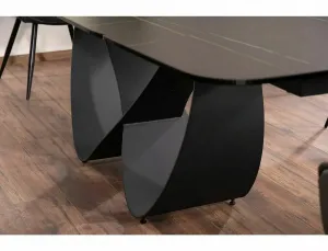 Signal Rozkládací jídelní stůl Infinity 160/240 cm černý mat