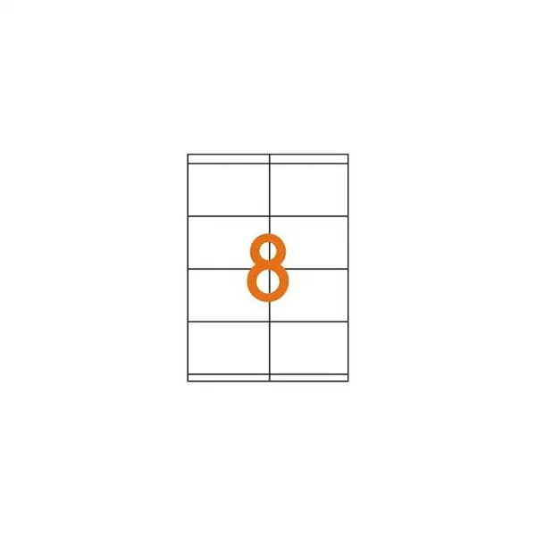 Etikety laser 105x72mm Agipa A4 100 hárkov AG119066